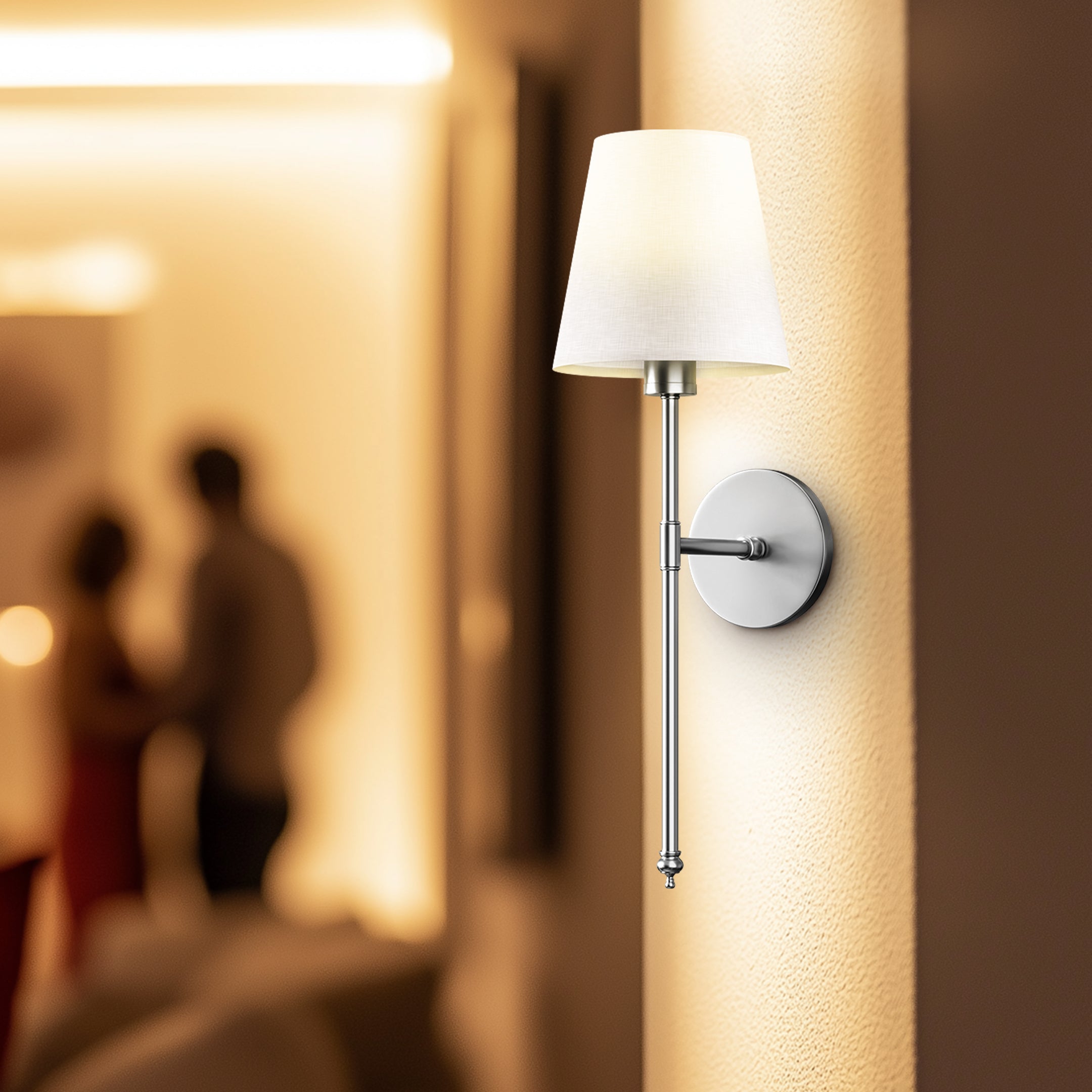 Rechargeable Wireless Wall Sconces – Set of 2 | No-Drill Luxury Lighting