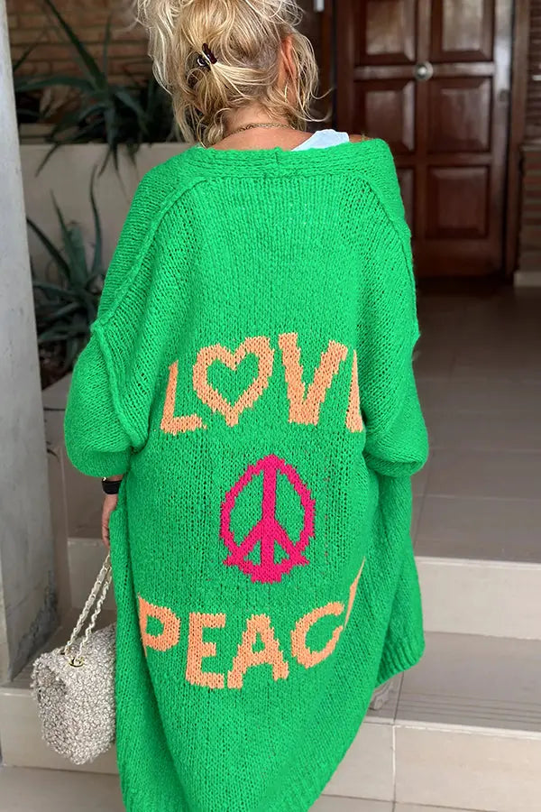 LOVE & PEACE Cardigan