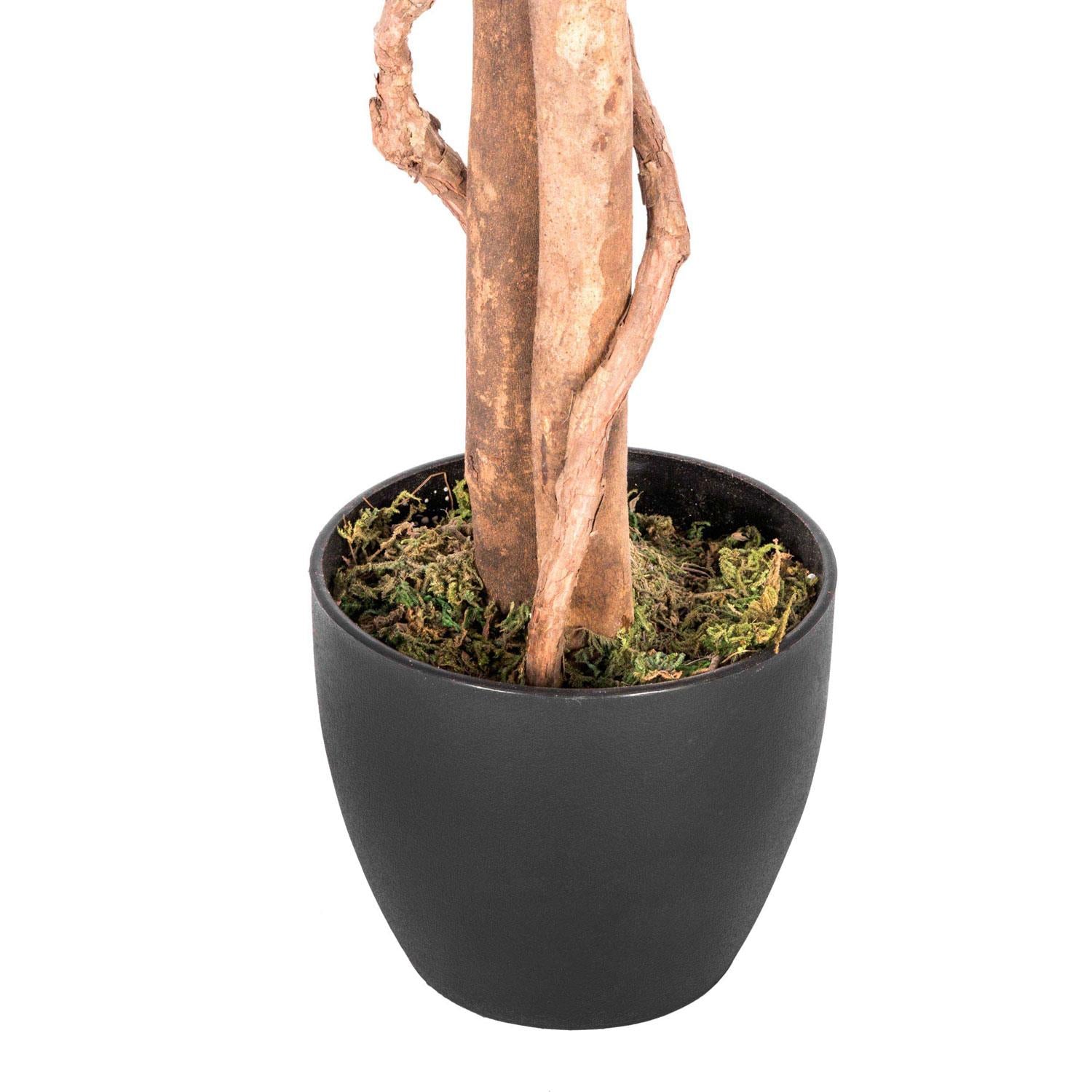 Artificial Ficus Tree - Large Realistic Faux Plant with Pot 4ft & 6ft