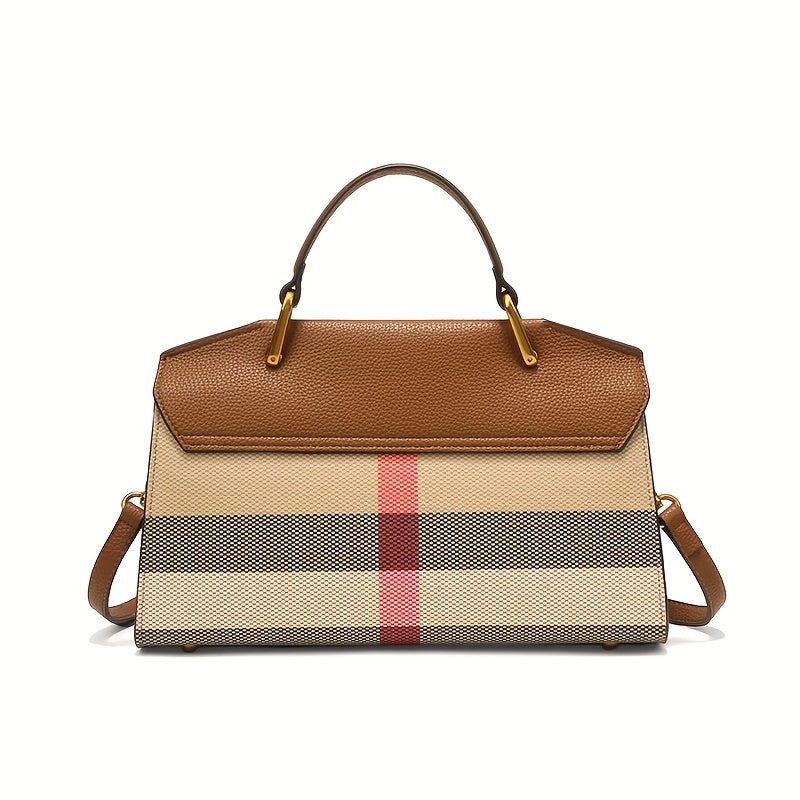 Elegant & Trendy Women's Handbag - Versatile Tote with Lock Clasp, Perfect for Shopping & Travel