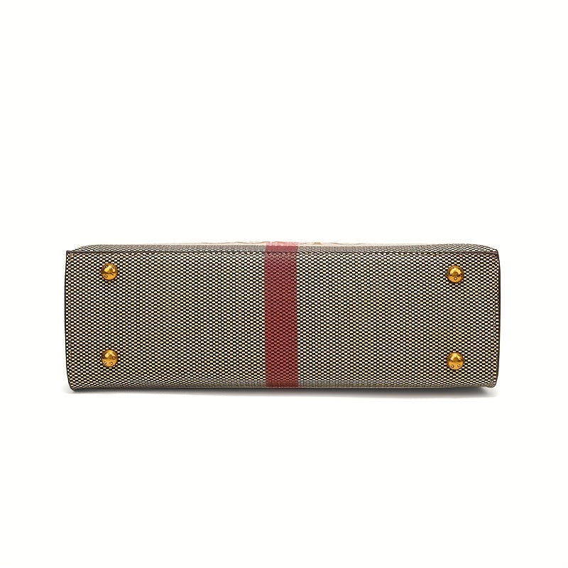 Elegant & Trendy Women's Handbag - Versatile Tote with Lock Clasp, Perfect for Shopping & Travel