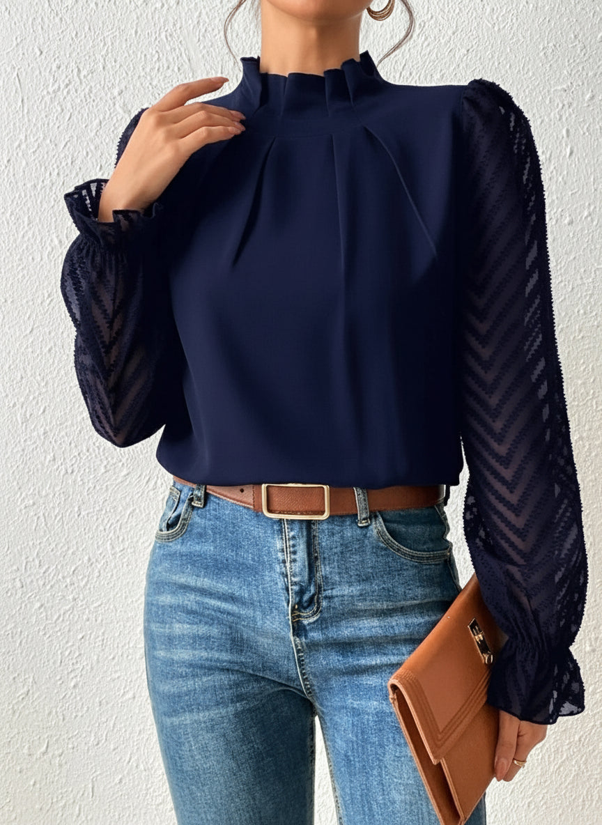 Anna Turtleneck in navy blue – sophisticated everyday wear