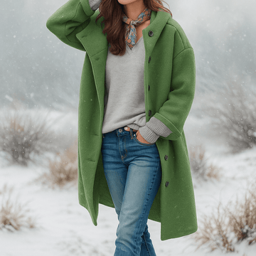 Stylish Wool Coat - Timeless Warmth
