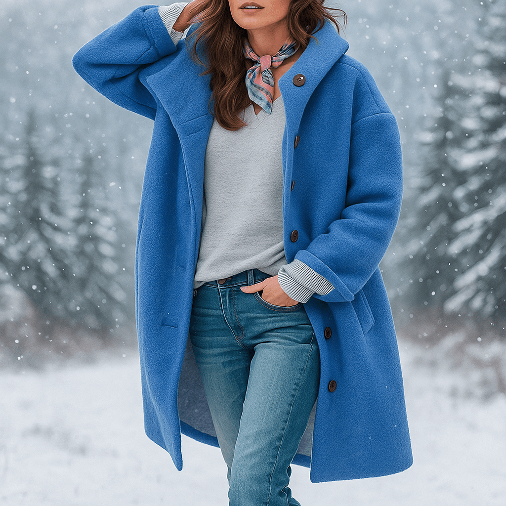 Stylish Wool Coat - Timeless Warmth