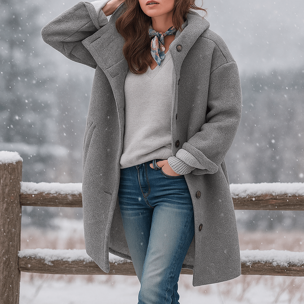 Stylish Wool Coat - Timeless Warmth