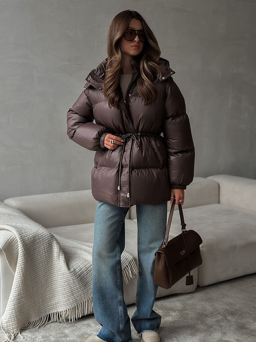 Warm Cotton Puffer Jacket - Premium Winter Coat for Women