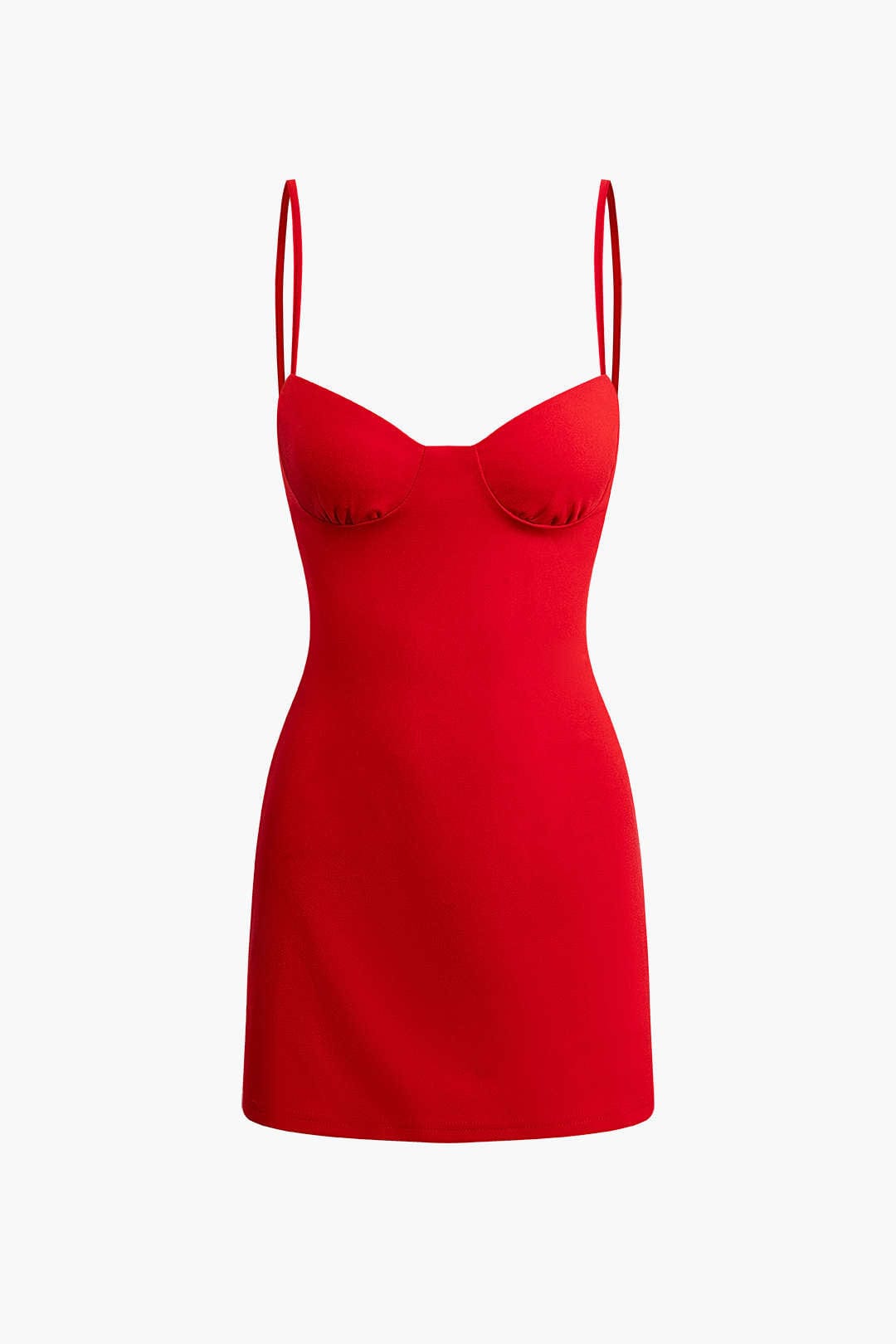 Figure-Hugging Spaghetti Strap Dress – Classic Chic & Feminine