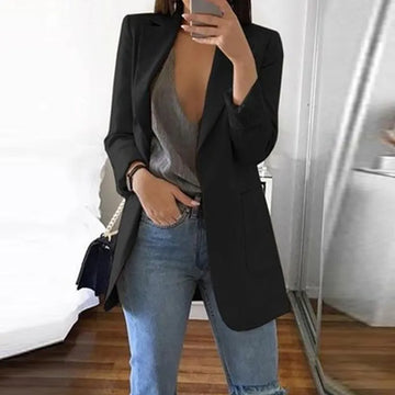Stylish Women's Long Sleeve Blazer