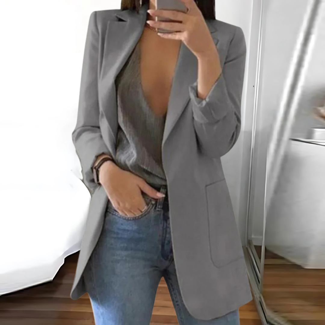 Stylish Women's Long Sleeve Blazer