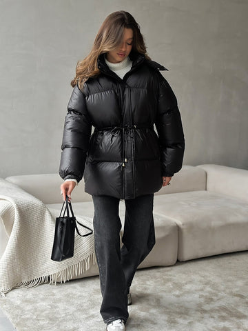 Warm Cotton Puffer Jacket - Premium Winter Coat for Women