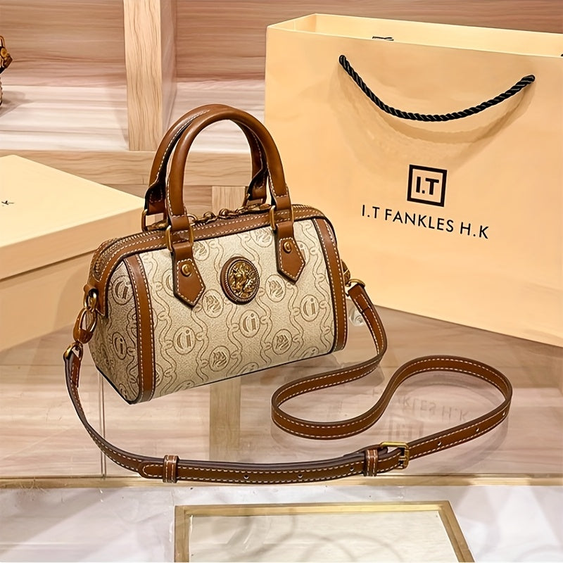 Luxury Boston Pillow Bag - Trendy Women's Shoulder Crossbody Handbag