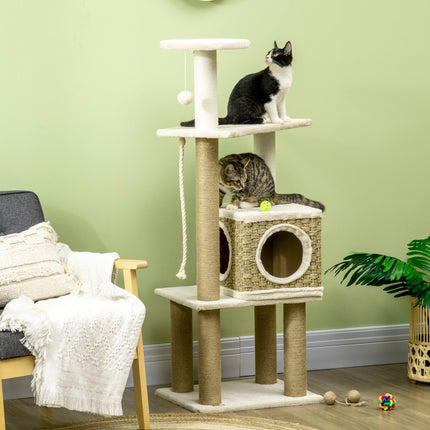 Multi-level design showcasing various platforms

