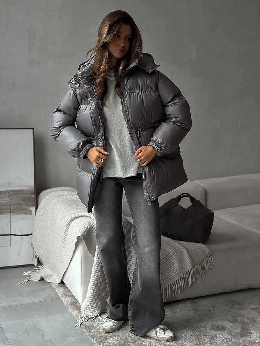 Warm Cotton Puffer Jacket - Premium Winter Coat for Women