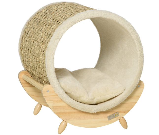 Luxury raised cat house in modern design

