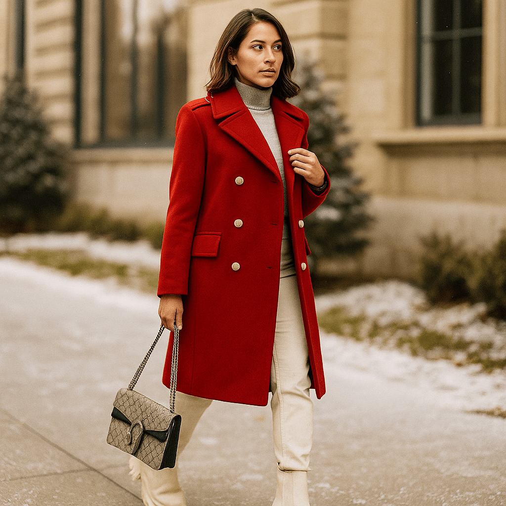 Victoria Double Breasted Long Sleeve Blazer