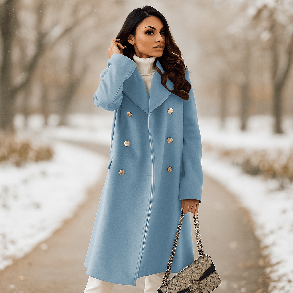 Victoria Double Breasted Long Sleeve Blazer