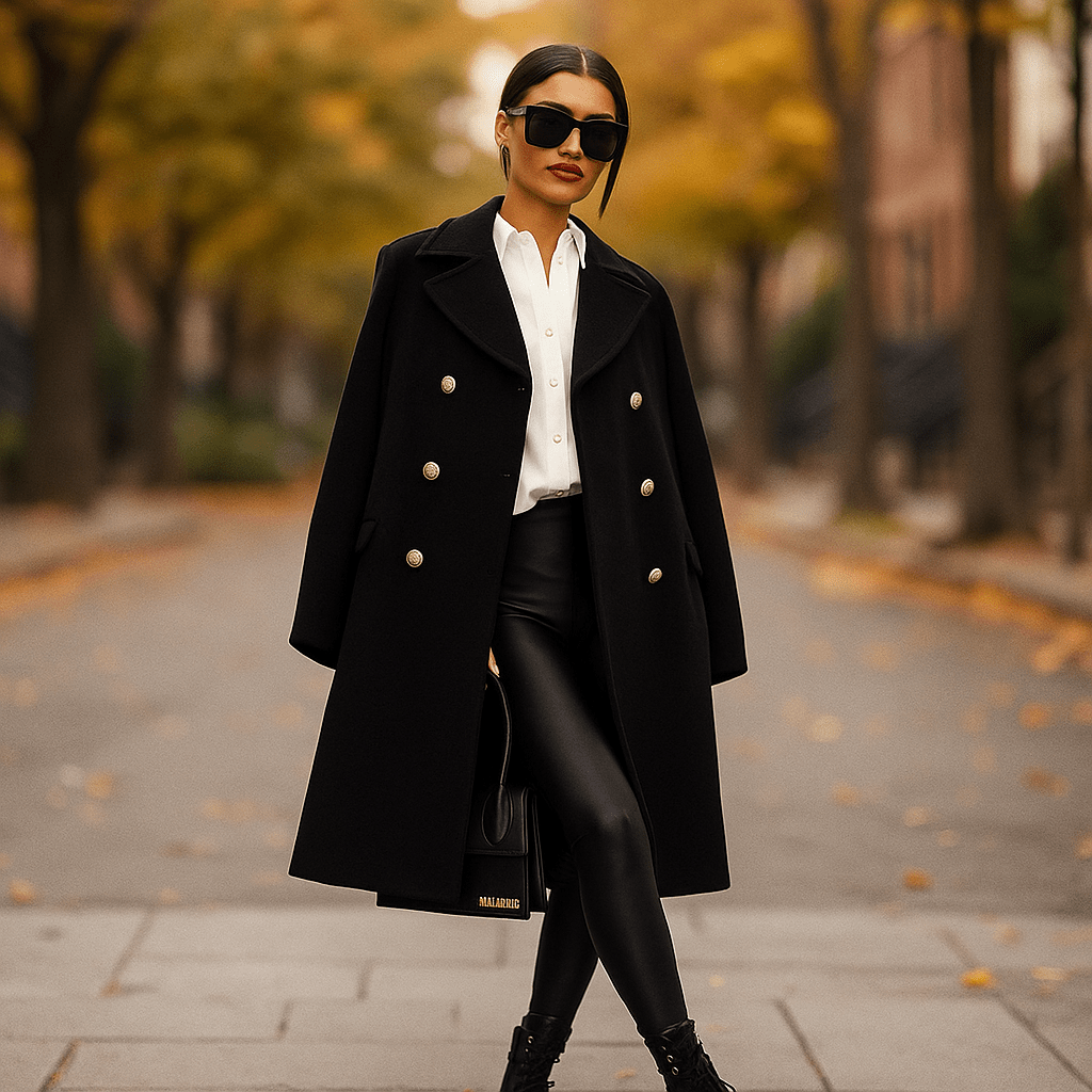 Victoria Double Breasted Long Sleeve Blazer