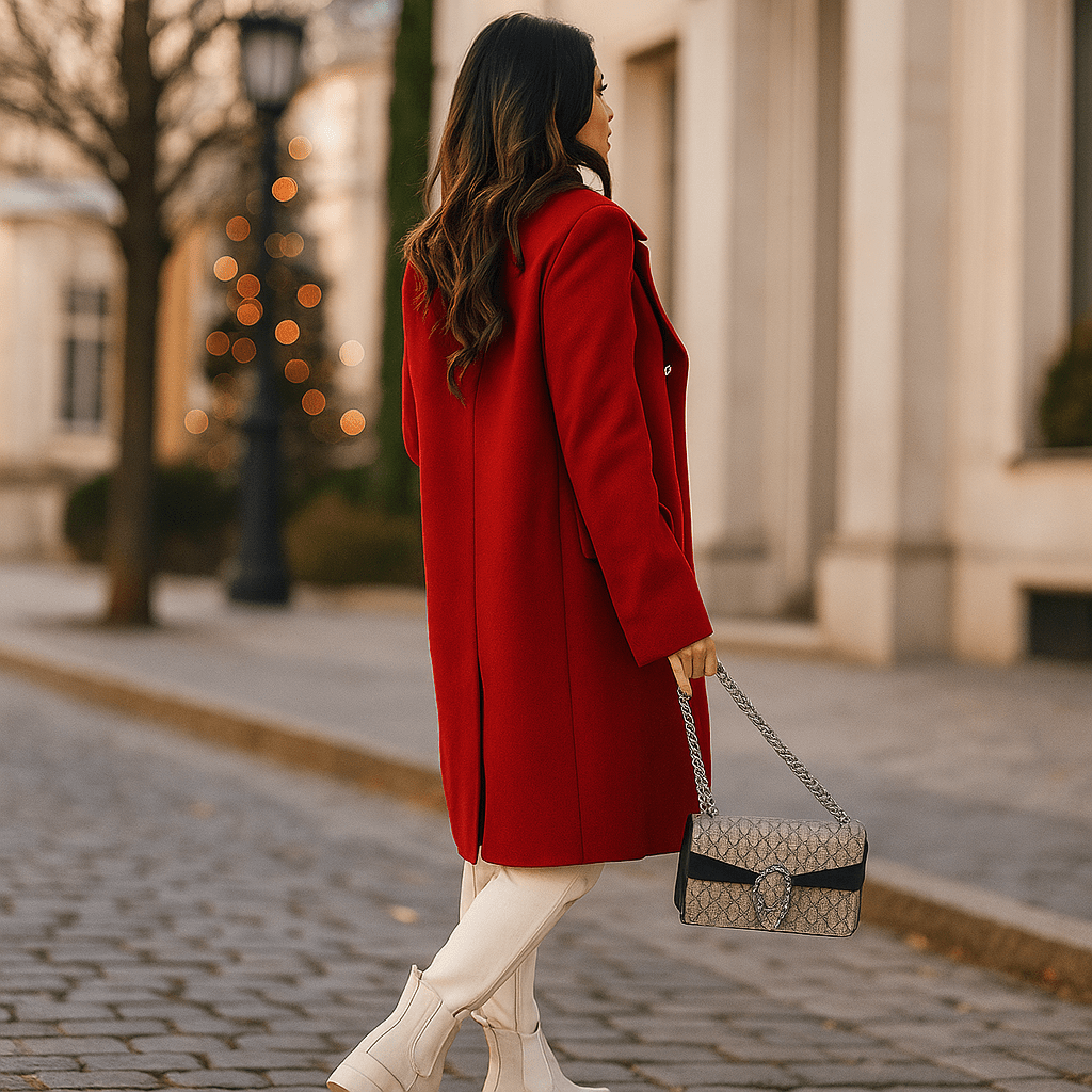 Victoria Double Breasted Long Sleeve Blazer