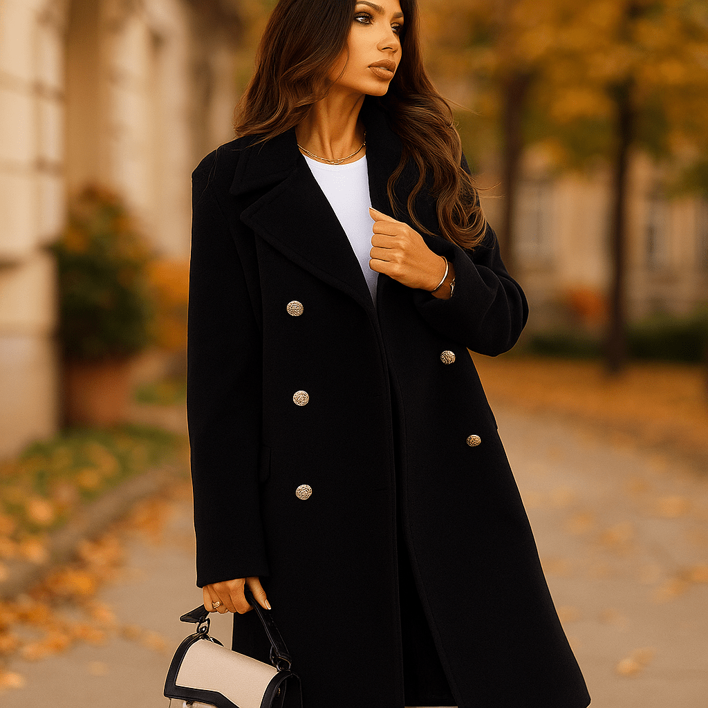 Victoria Double Breasted Long Sleeve Blazer