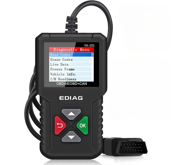 KINGBOLEN YA-101 OBD2 car diagnostic scanner with colour display