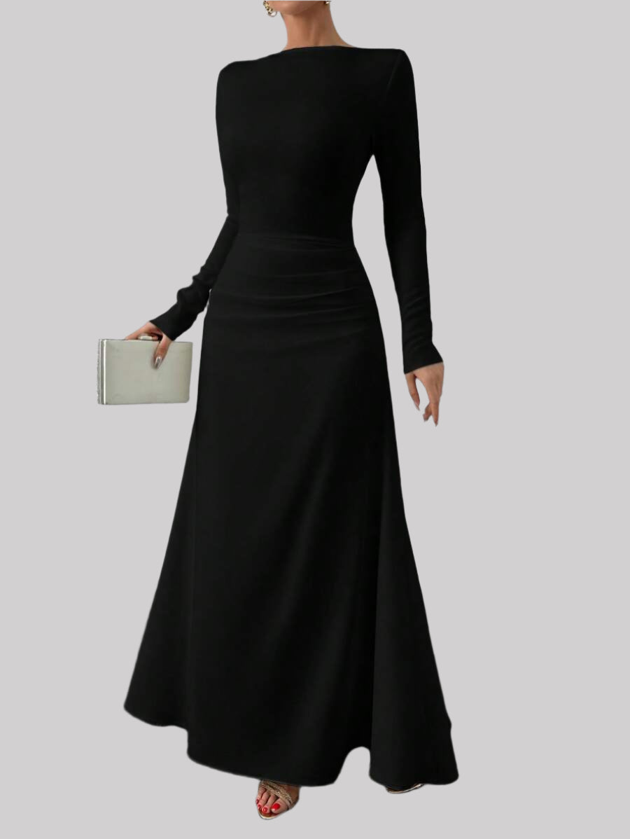 Women’s Pastel Blue Dress with Sleeve Detail