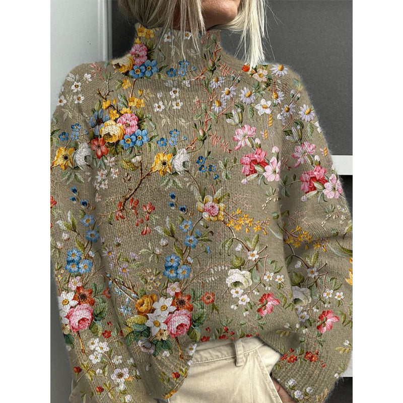 Cape Cardigan - Elegant Draped Knit Sweater