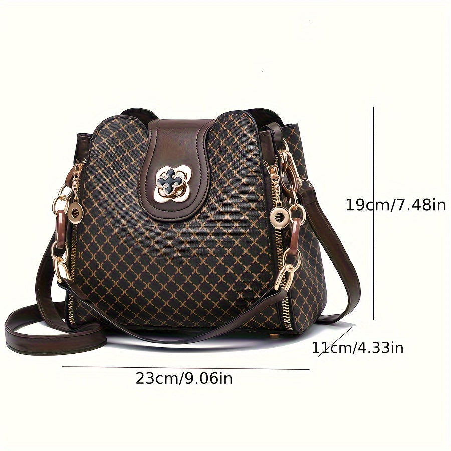 Trendy Crossbody Bucket Bag