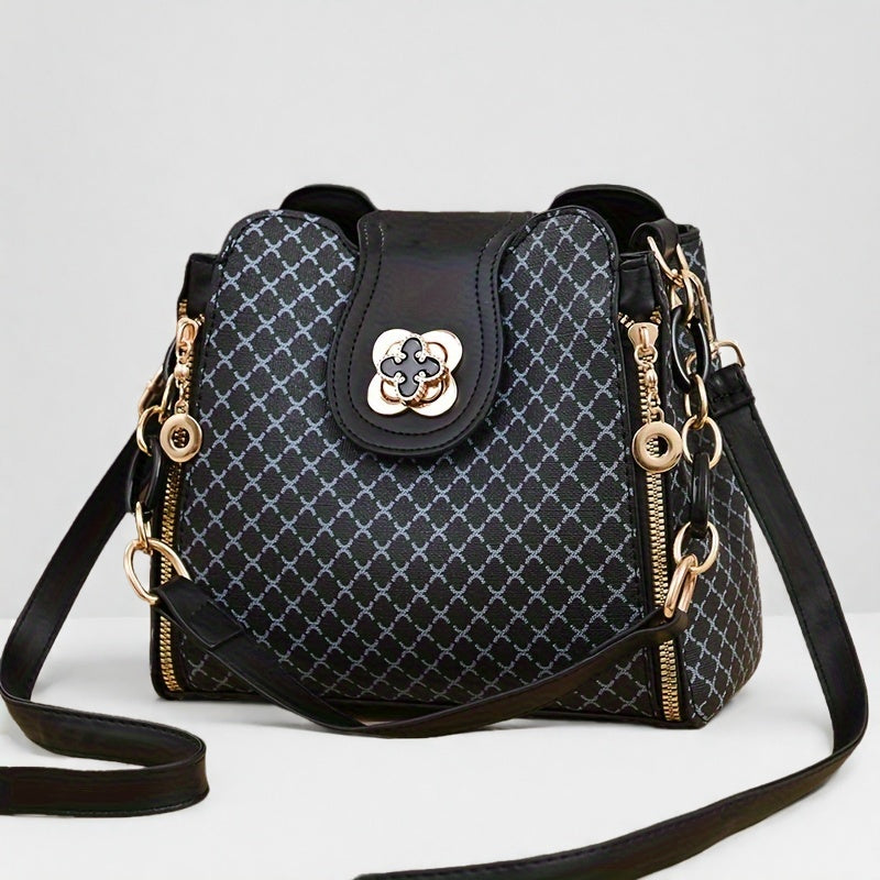 Trendy Crossbody Bucket Bag