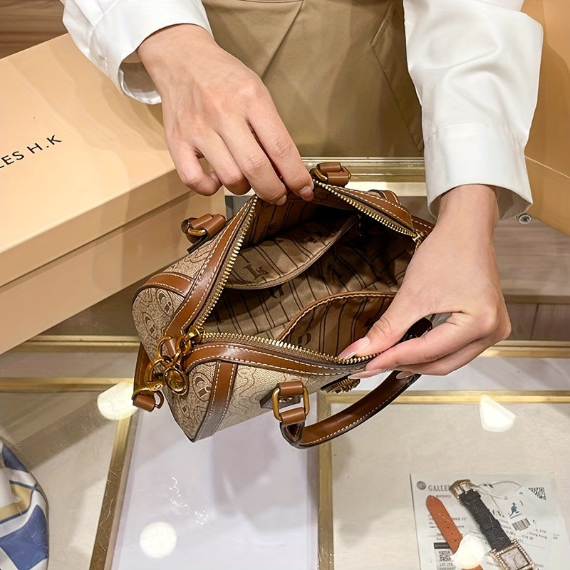 Luxury Boston Pillow Bag - Trendy Women's Shoulder Crossbody Handbag