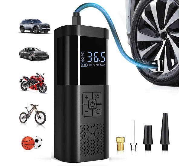 LED emergency light on air compressor
