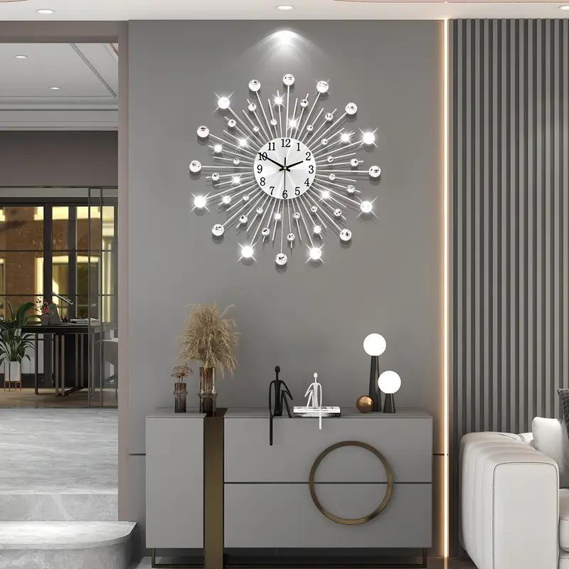 Large Pendulum Wall Clock - Modern Giant Battery Operated Clock