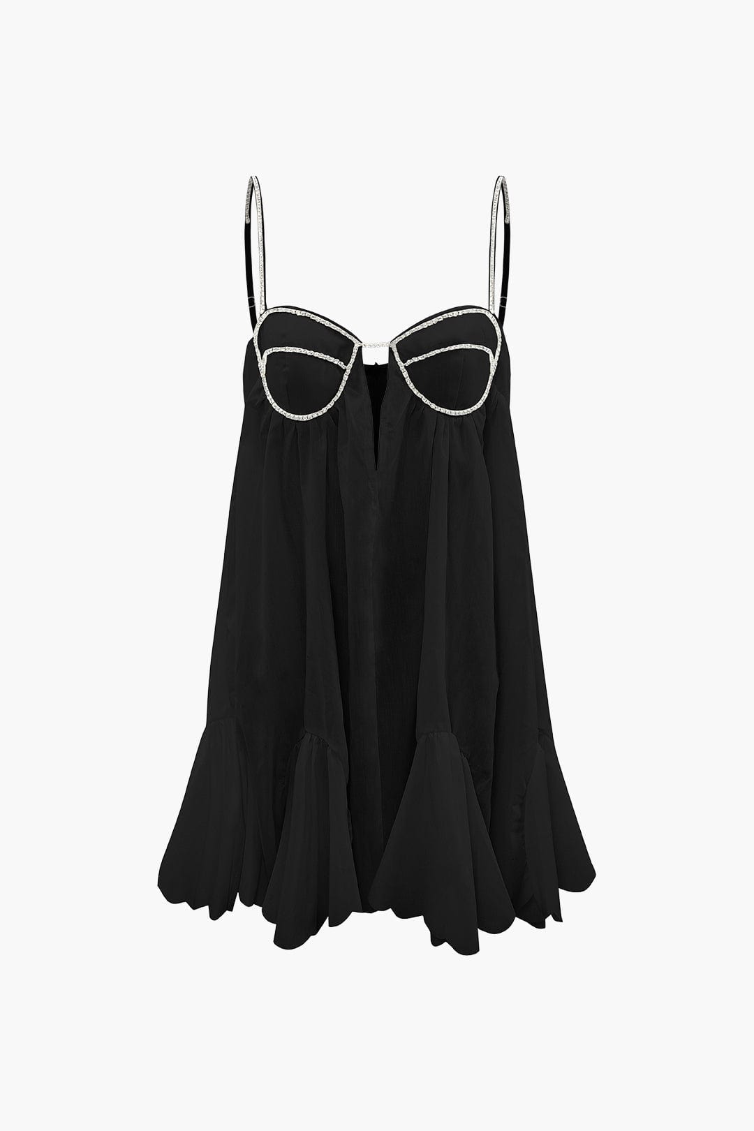 Glamorous Mini Dress with Crystal Straps – Stylish for Special Occasions