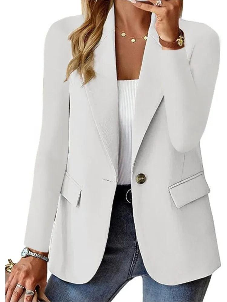 Long Sleeve Casual Blazer for Women