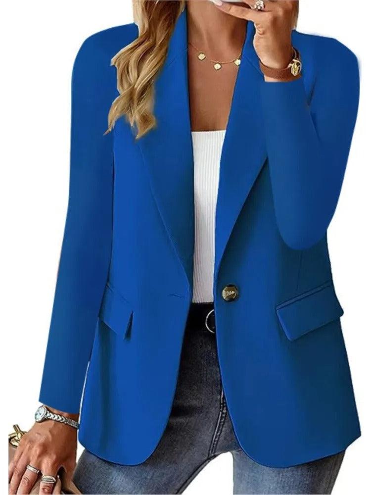 Long Sleeve Casual Blazer for Women