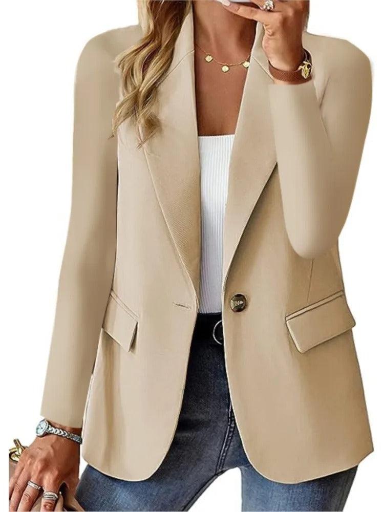 Long Sleeve Casual Blazer for Women