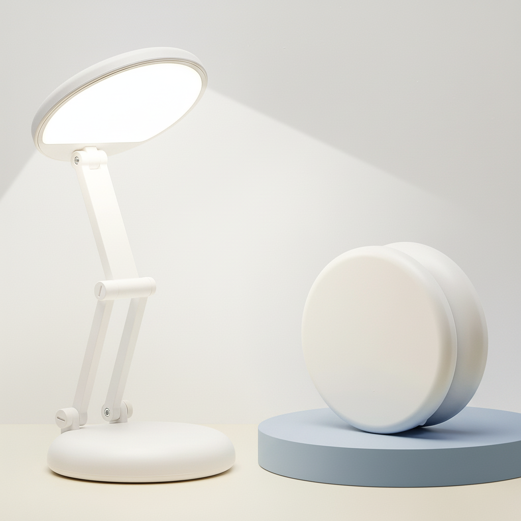 Foldable Desk Lamp - White Background Only