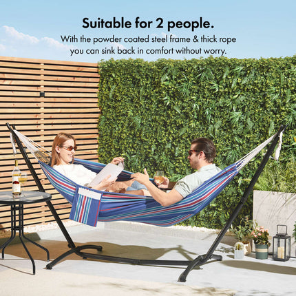 2 person garden hammock with stand
