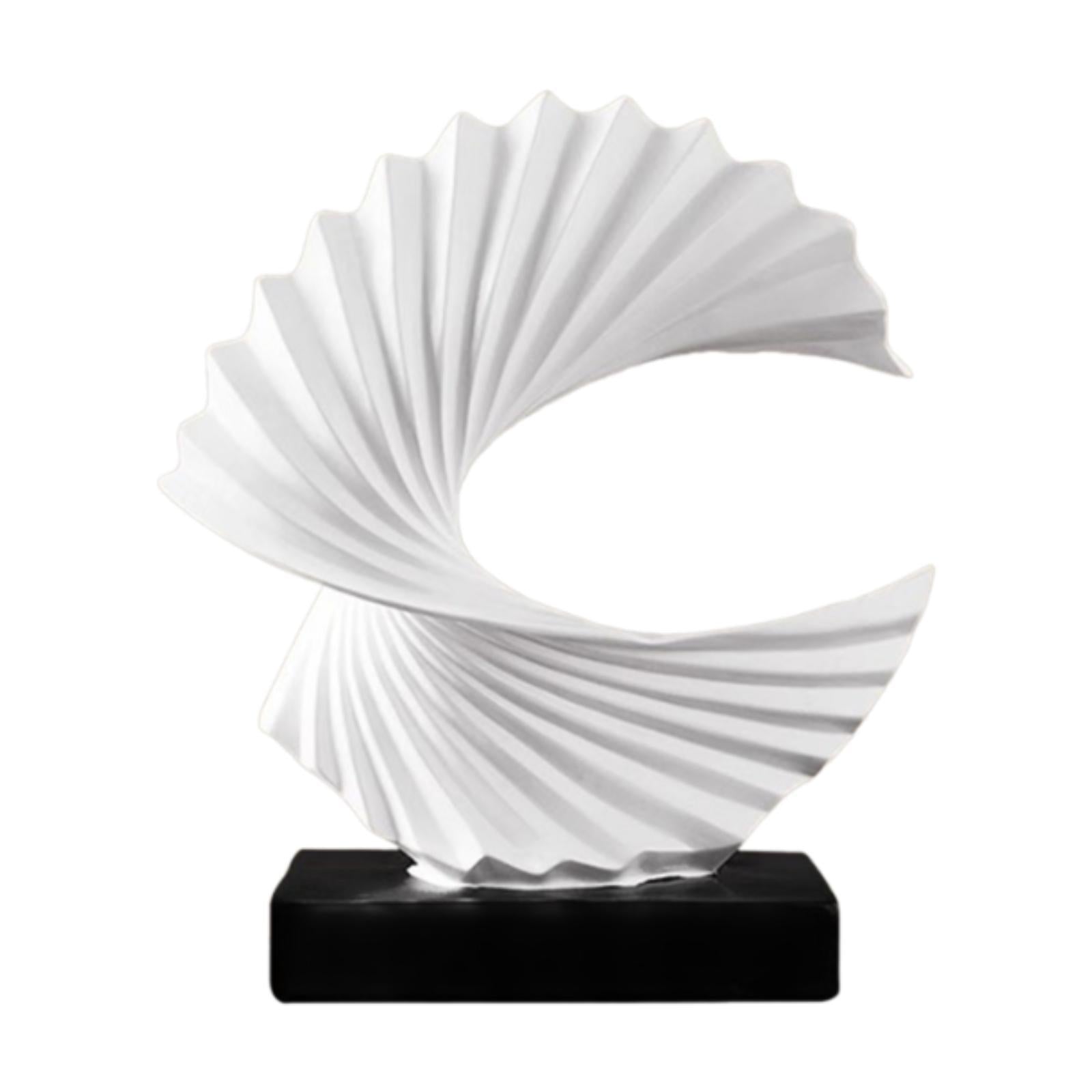 Ocean Wave Abstract Resin Sculpture