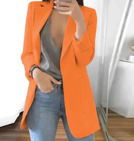 Stylish Women's Long Sleeve Blazer