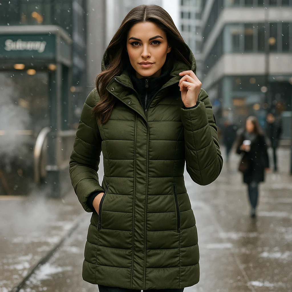 Long Jacket with Soft Lining and Hood - Trendy Comfort