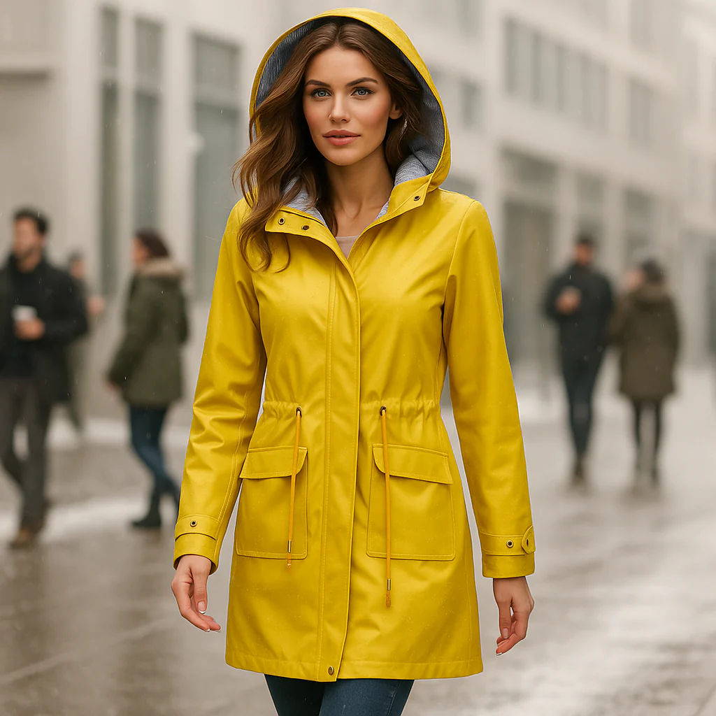 Waterproof Over-the-Knee Trench Coat