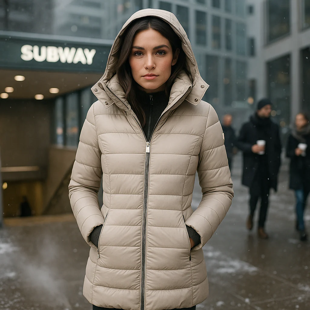 Long Jacket with Soft Lining and Hood - Trendy Comfort