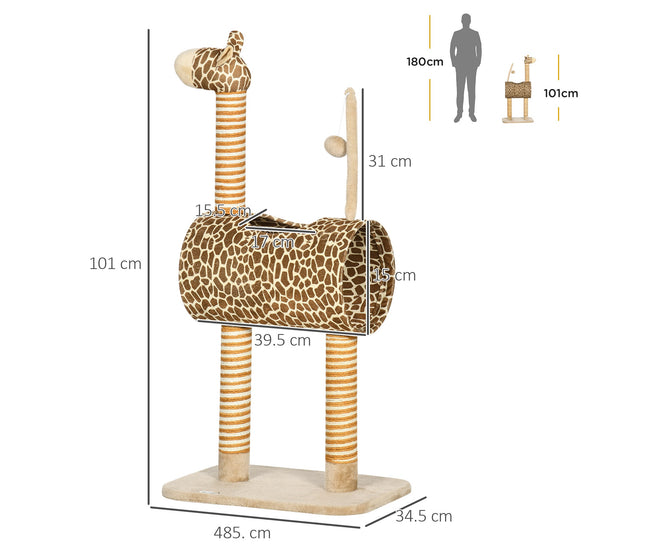 Durable jute-wrapped cat scratching posts

