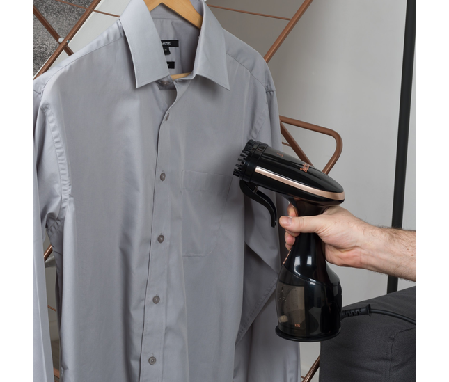 Handheld Garment Steamer with Anti-Calc and Auto Shut-Off Features
