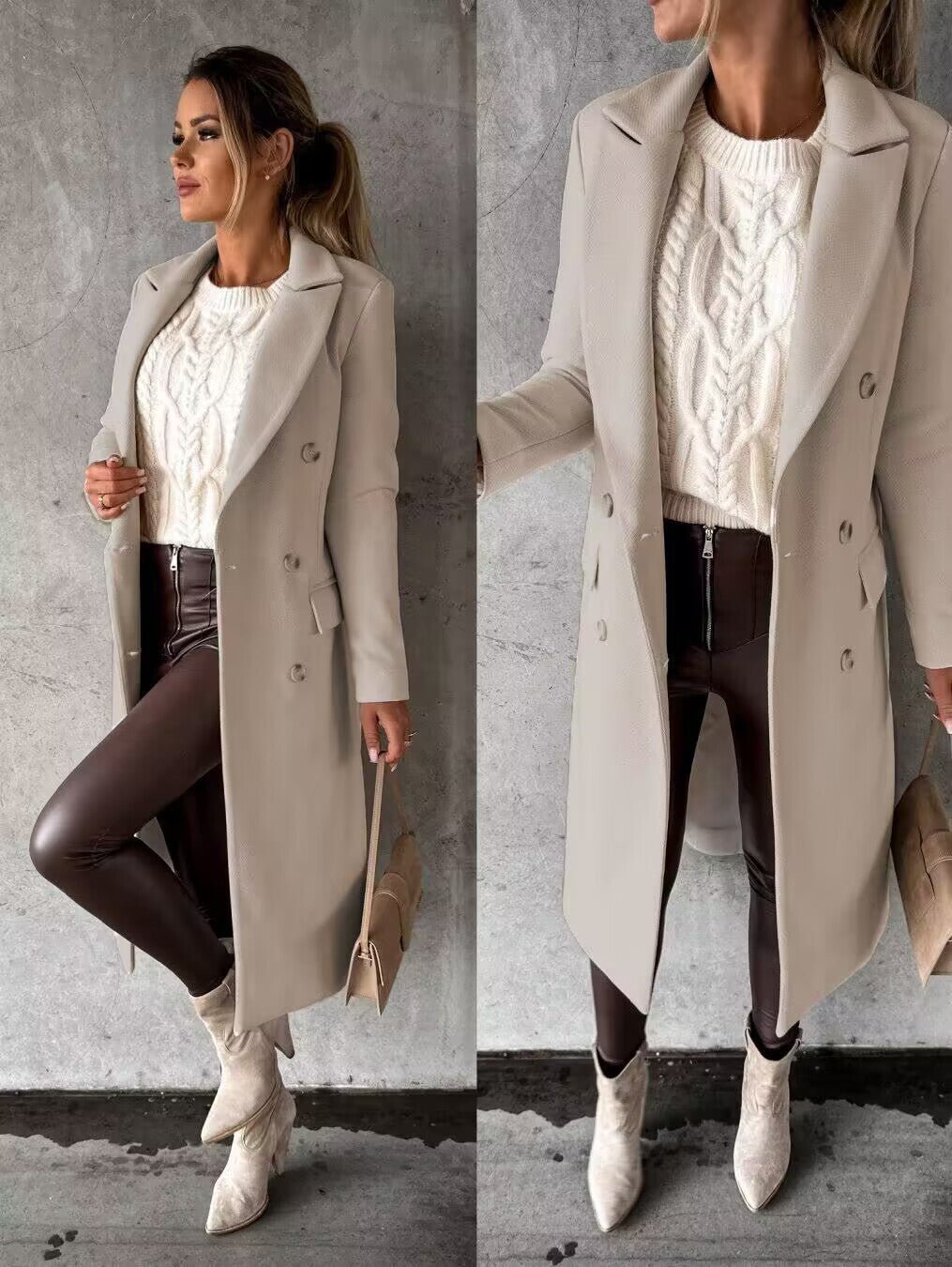 Long Winter Coat - Stylish, Warm, and Comfortable