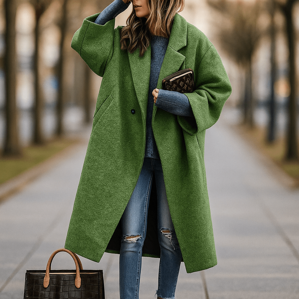 Long Wool Coat - Warm & Enchanting Colors