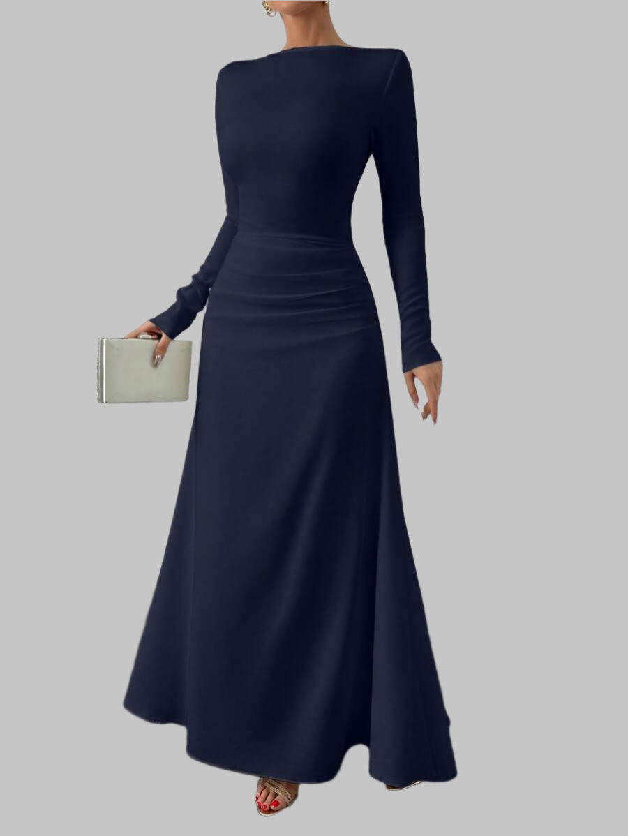 Women’s Pastel Blue Dress with Sleeve Detail