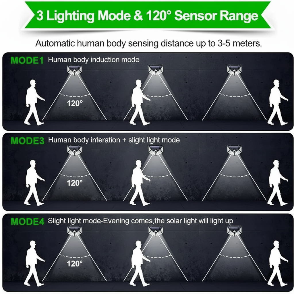 Optimised Solar Light Infographic