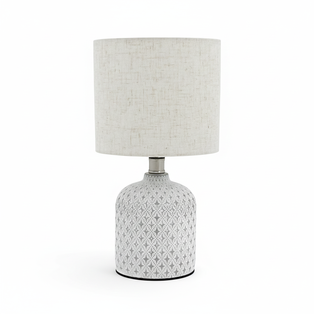 Premium Table Lamp White Background