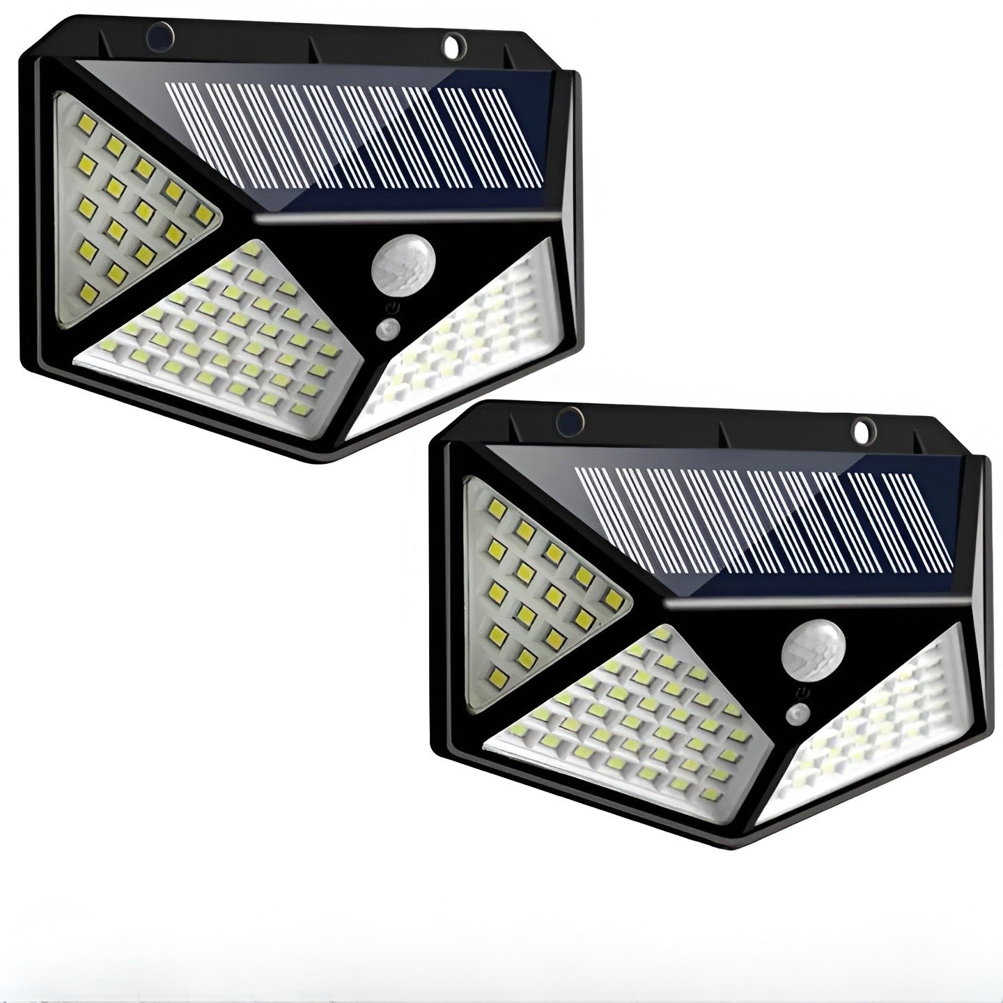 100 LED Solar Motion Sensor Security Light | Outdoor Garden Wall Lamp